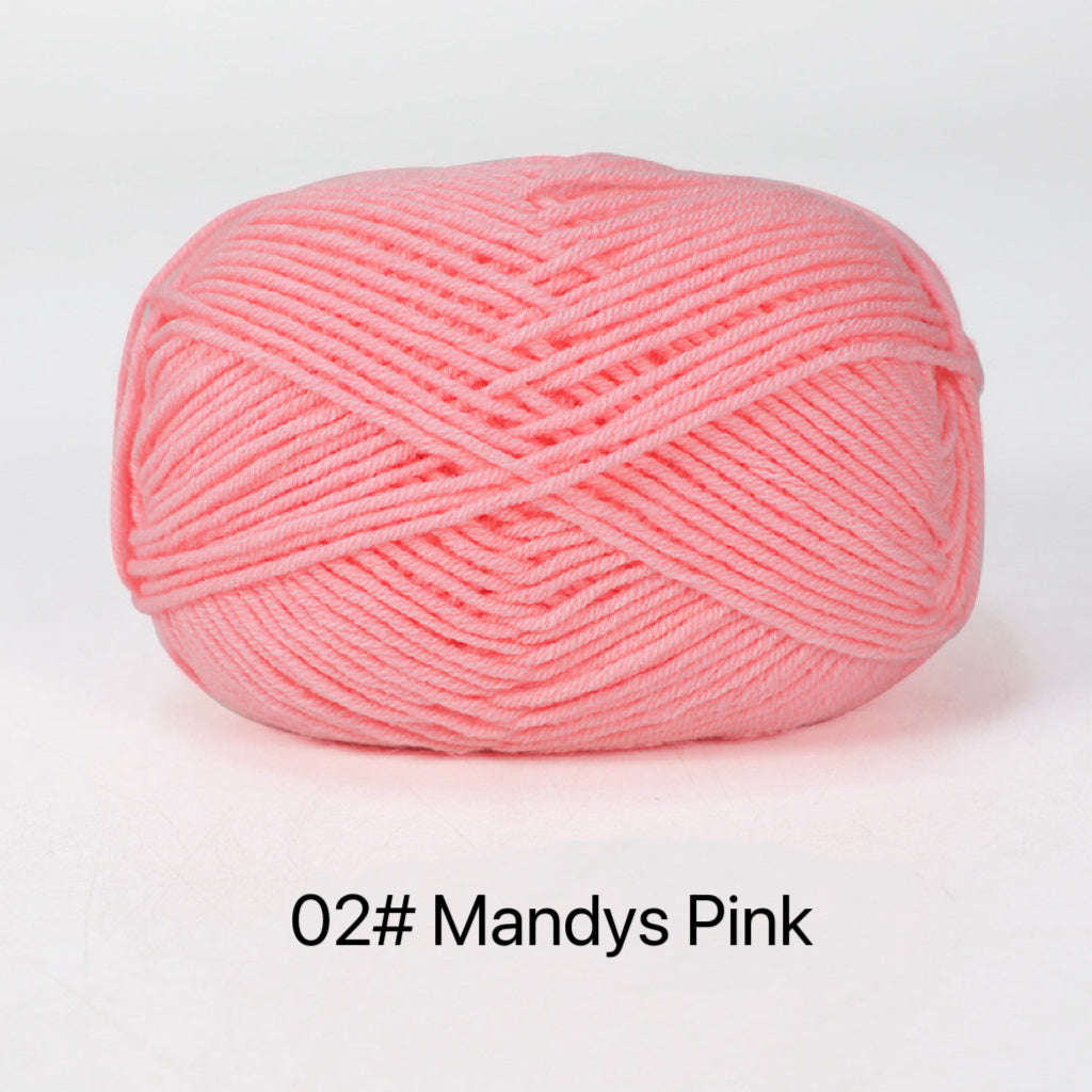 Red Premium DK Yarn - 80% Cotton - 50g weight - Ideal for Crochet (2mm-3mm Hook)