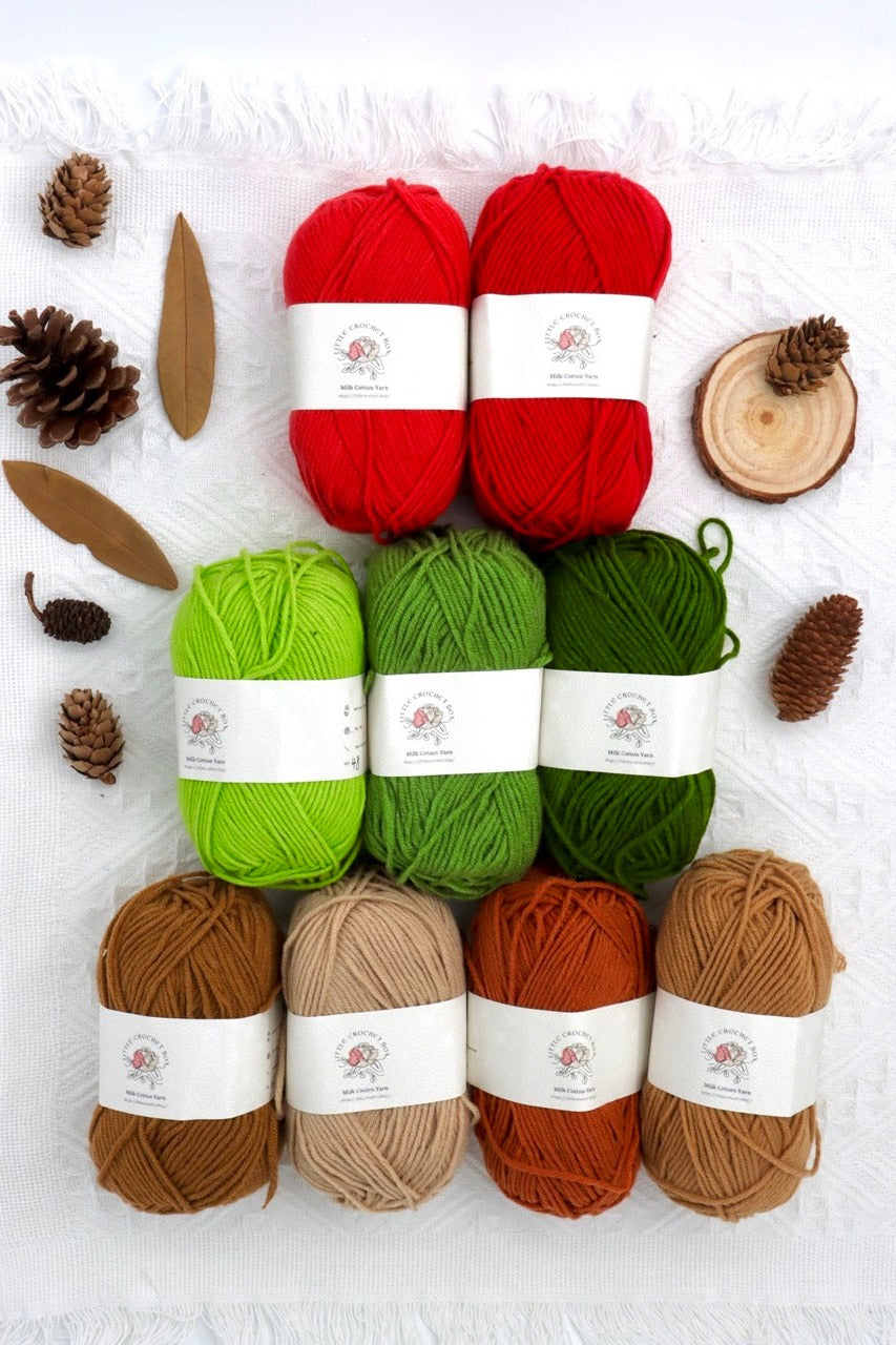 Premium Milk Cotton Yarn in 86 Beautiful Colors DK Weight 80