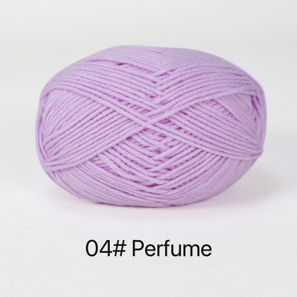 Premium Milk Cotton Yarn in 86 Beautiful Colors - DK Weight - 80% Cotton - 50g weight - Ideal for Crochet (2mm-3mm Hook)