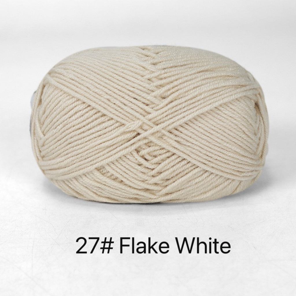 Premium Milk Cotton Yarn in 86 Beautiful Colors - DK Weight - 80% Cotton - 50g weight - Ideal for Crochet (2mm-3mm Hook)