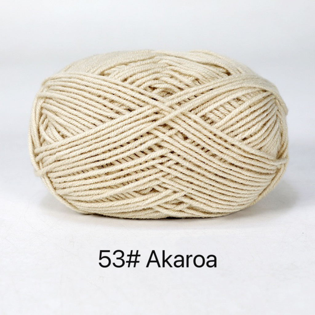Premium Milk Cotton Yarn in 86 Beautiful Colors - DK Weight - 80% Cotton - 50g weight - Ideal for Crochet (2mm-3mm Hook)