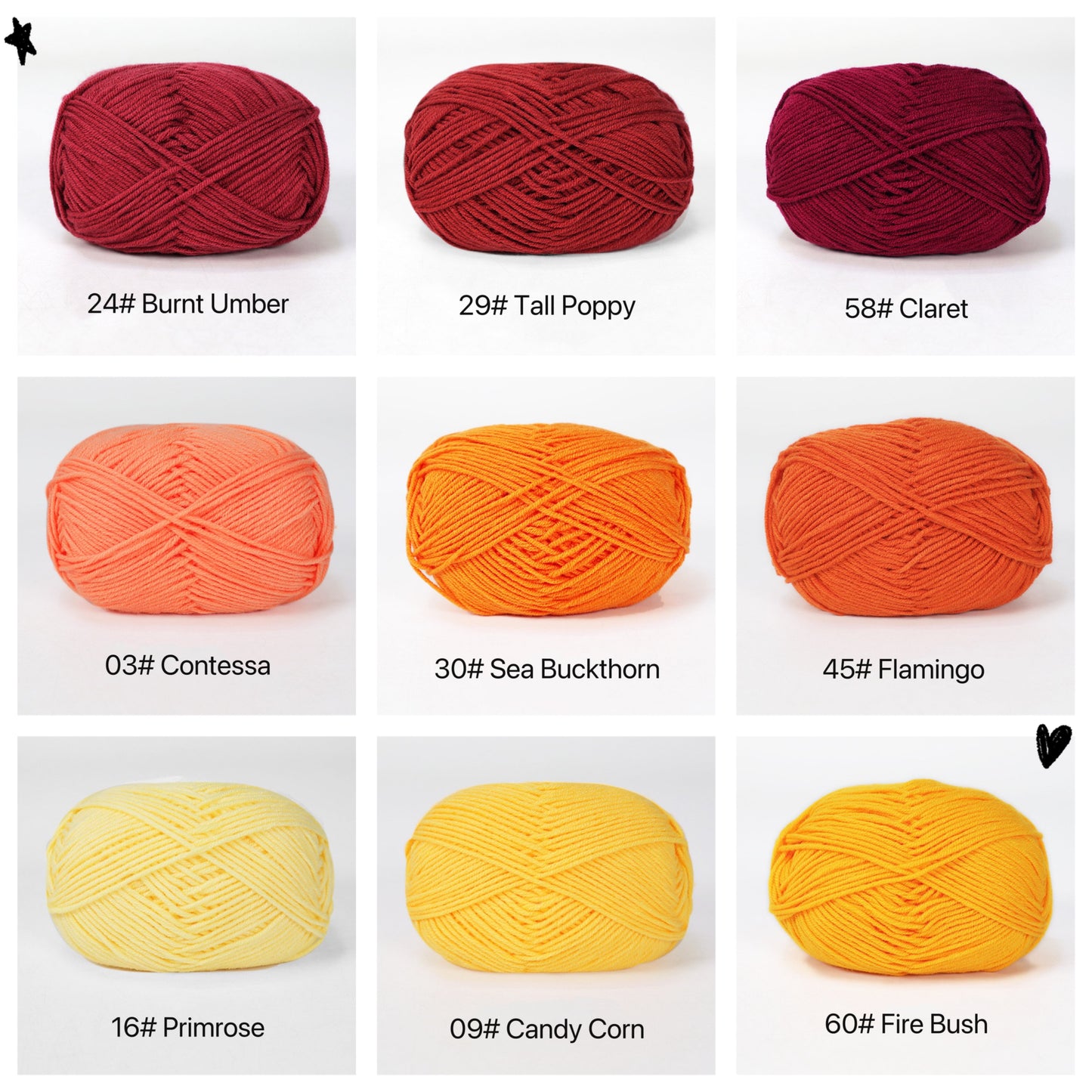 Premium Milk Cotton Yarn in 86 Beautiful Colors - DK Weight - 80% Cotton - 50g weight - Ideal for Crochet (2mm-3mm Hook)