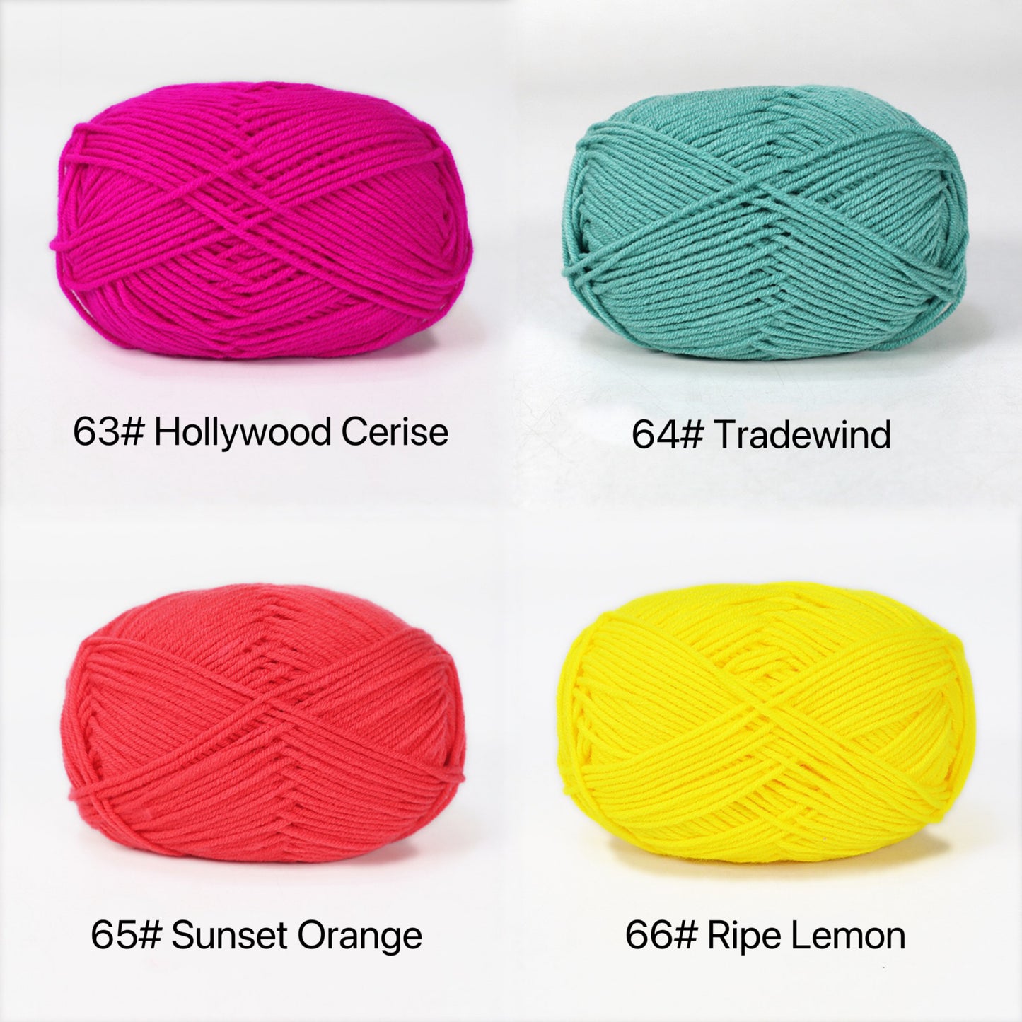 Premium Milk Cotton Yarn in 86 Beautiful Colors - DK Weight - 80% Cotton - 50g weight - Ideal for Crochet (2mm-3mm Hook)