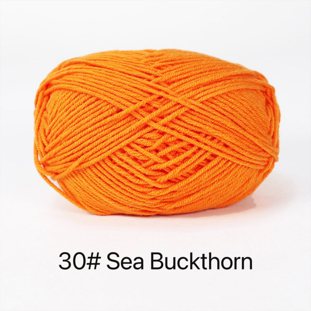 Yellow Orange Red Premium DK Yarn -80% Cotton  - 50g weight - Ideal for Crochet (2mm-3mm Hook)