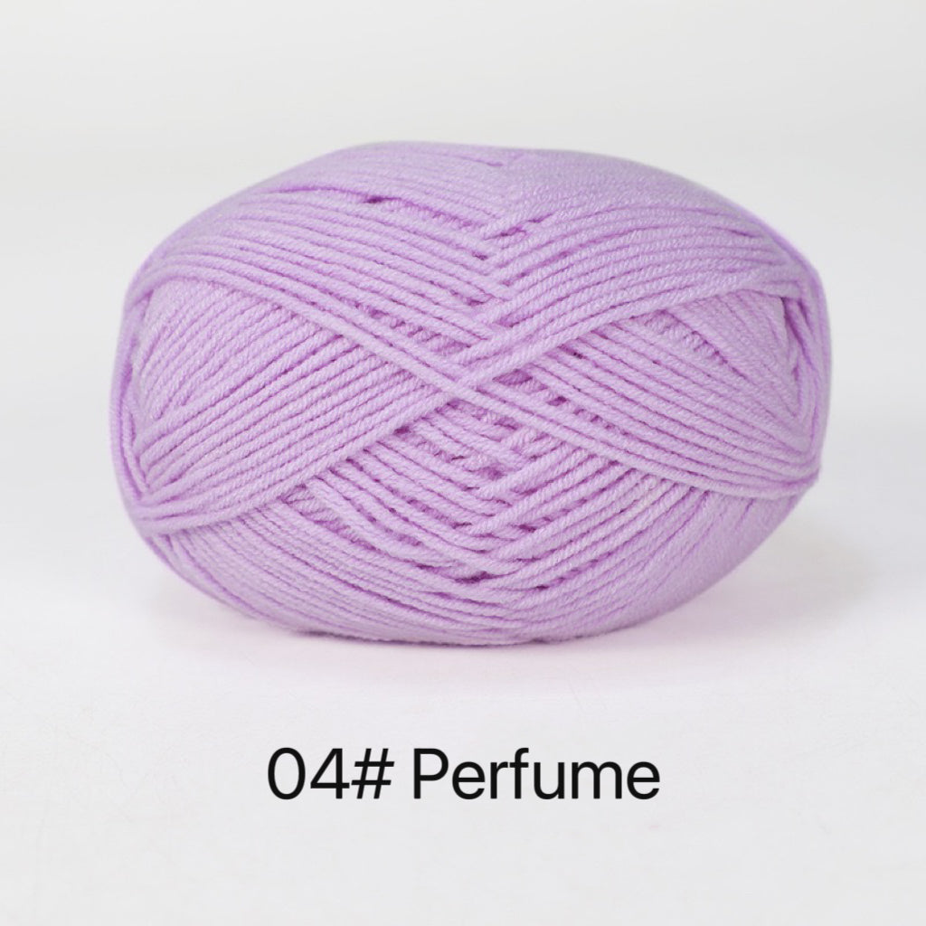 Premium Milk Cotton Yarn in 86 Beautiful Colors - DK Weight - 80% Cotton  - 50g weight - Ideal for Crochet (2mm-3mm Hook)