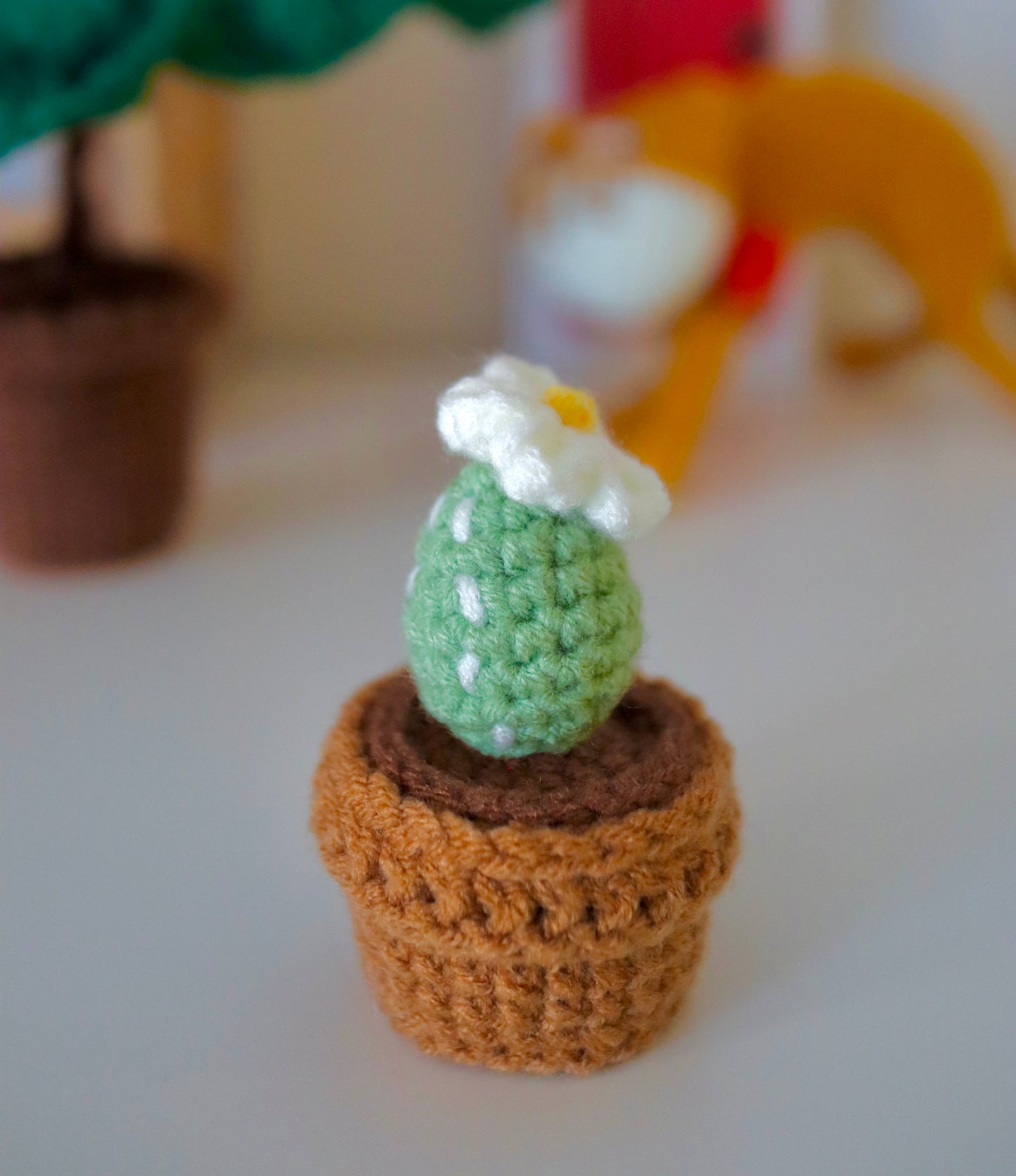 Handmade Crochet Potted Plant with Terracotta Pot | Cute and Colorful Decor | Comes in a Lovely Gift Box!