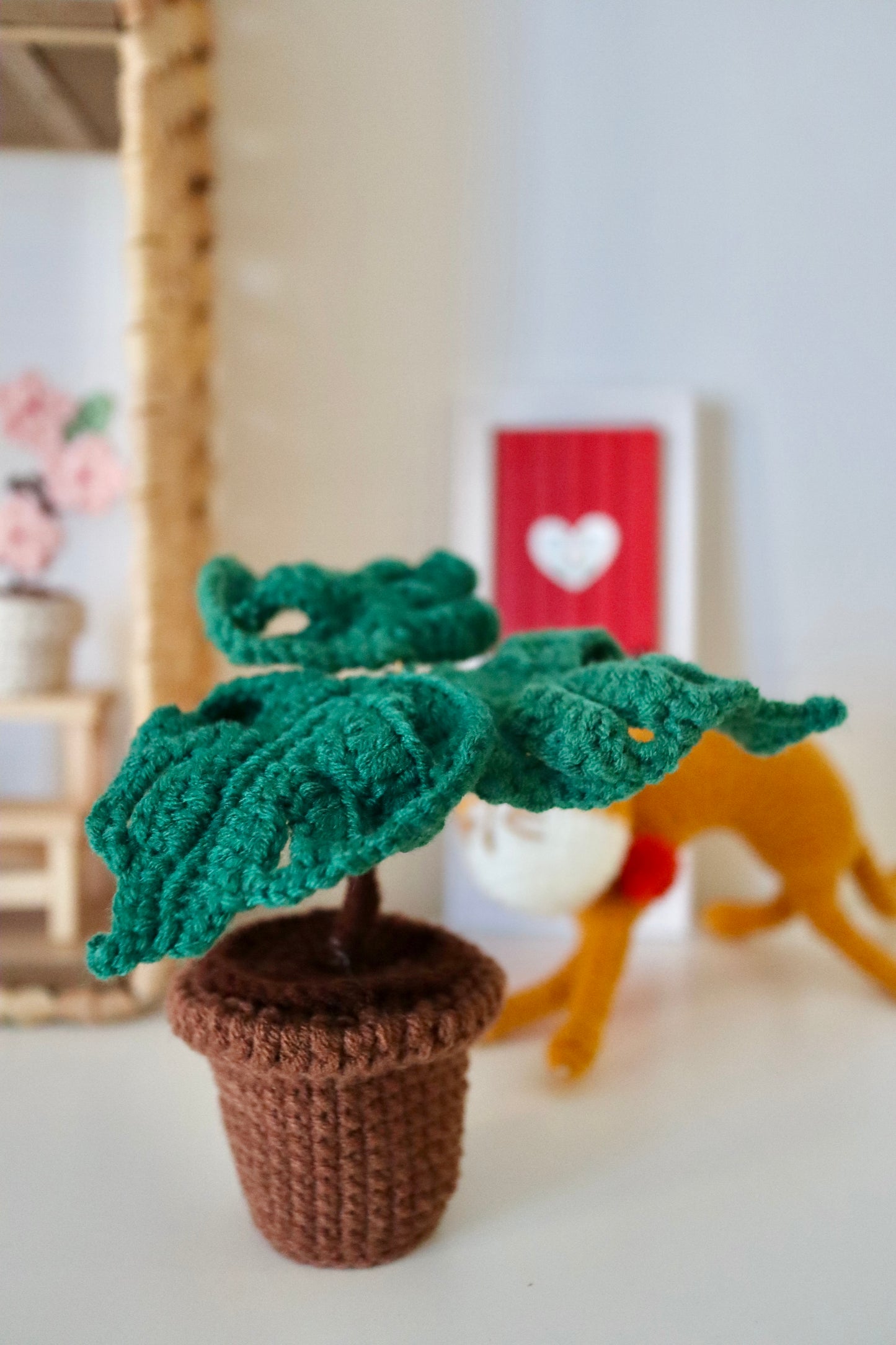 Handmade Crochet Potted Plant with Terracotta Pot | Cute and Colorful Decor | Comes in a Lovely Gift Box!