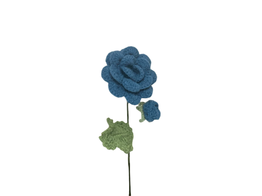 Crochet Pattern - Bouquet- Blue Rose- Valentine’s Day Gift- DIY Pattern - Beginner Friendly - Youtube Tutorial