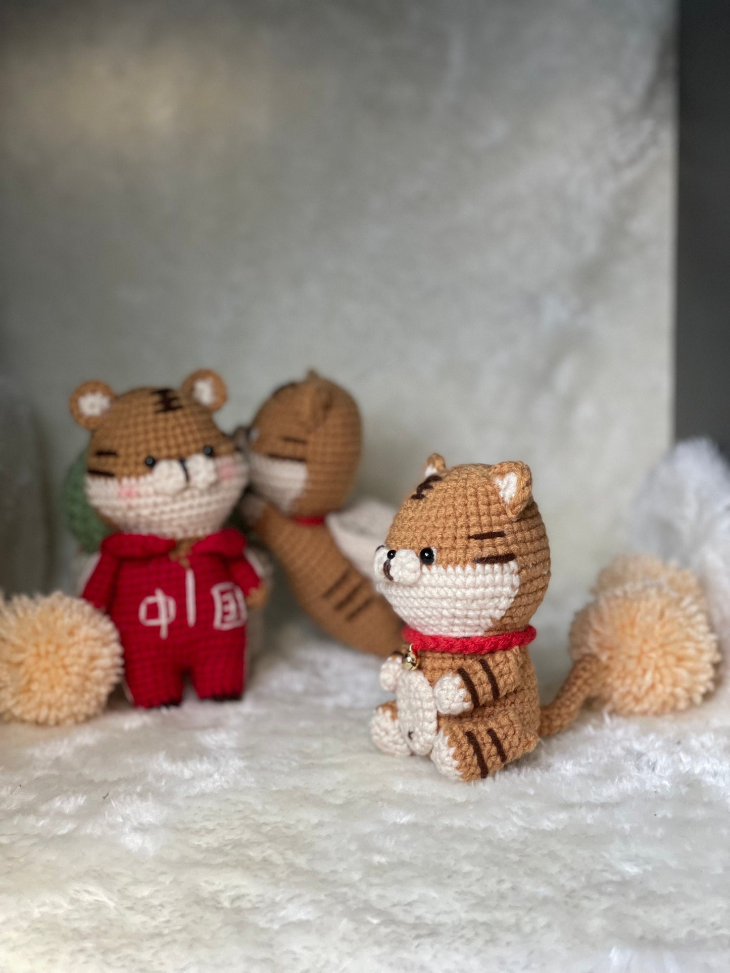 Handmade Crocheted Amigurumi Tiger - Chinese New Year Gift