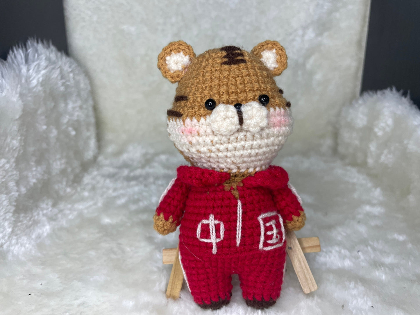 Handmade Crocheted Amigurumi Tiger - Chinese New Year Gift