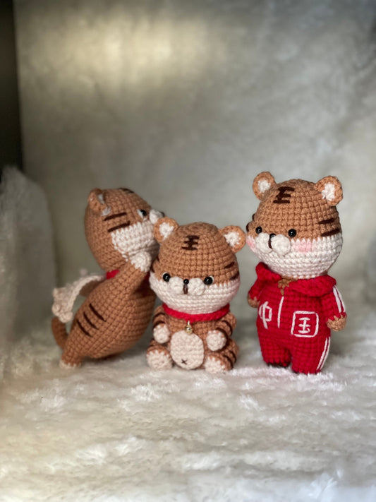 Handmade Crocheted Amigurumi Tiger - Chinese New Year Gift