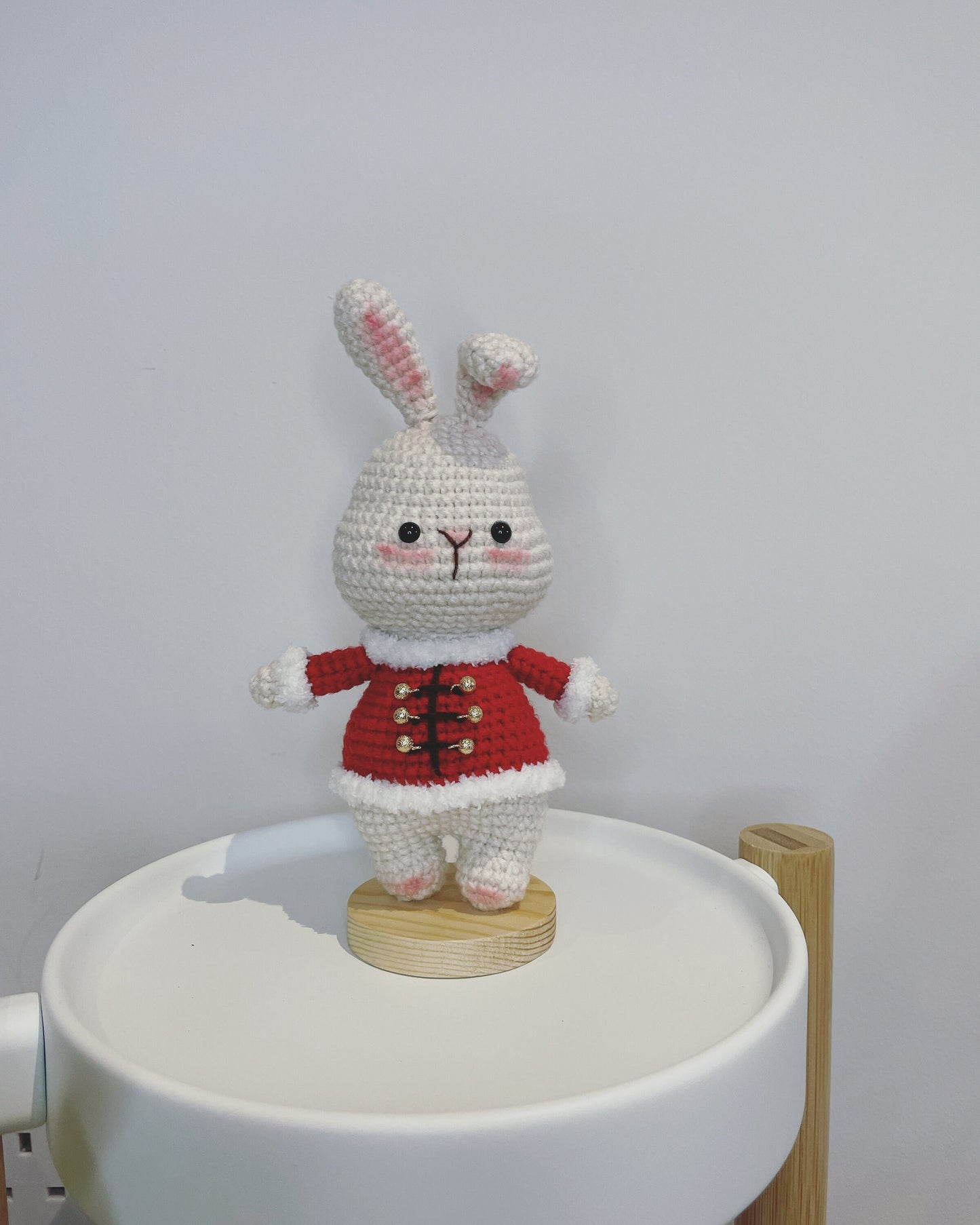 Handmade Crochet Amigurumi Bunny - Chinese New Year Gift